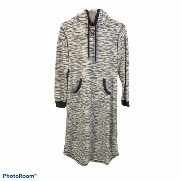 Cuddl Duds Long Fleece Hooded Nightgown 
